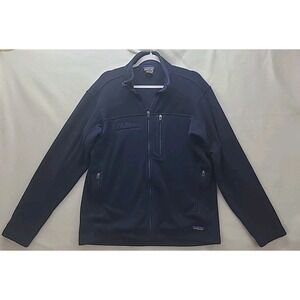 Patagonia Synchilla Mens‎ Large Full Zip Navy Blue *Please Read*